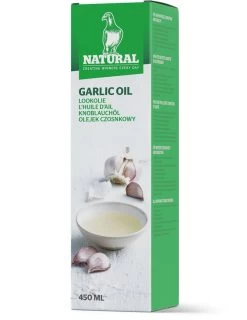 Natural Knoblauchöl 450ml -Josera Store 201070 natural garlic oil 450ml box he02